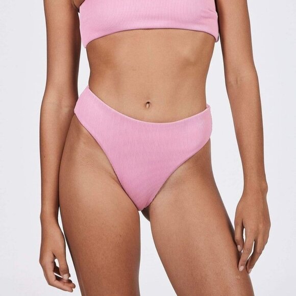 NWT Charlie Holiday PAROS BRIEF in Punch‎ Pink Size Small - Picture 2 of 10